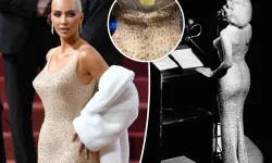 Marilyn Monroe'un Elbisesini Giyen Kim Kardashian İkonik Elbiseyi Deforme Etti! Müzeye Büyük Tepki!